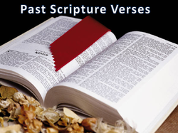 CLICK HERE TO VIEW PAST SCRIPTURES OF THE WEEK